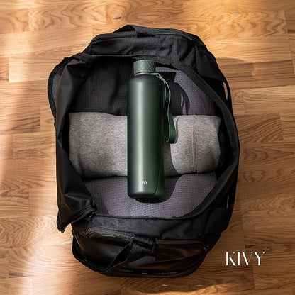 KIVY Slim Water Bottle 32oz Fits Backpack & Cupholder - Image 2