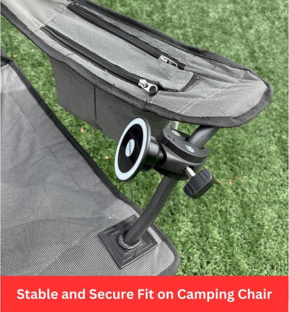Maxby Camping Chair Phone Holder, MagSafe Compatible Magnetic Phone Mount Clamp - Image 3