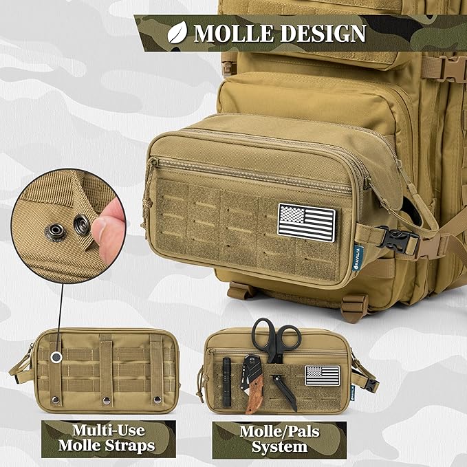 PAVILIA Extra Large Tactical Toiletry Bag - Image 5