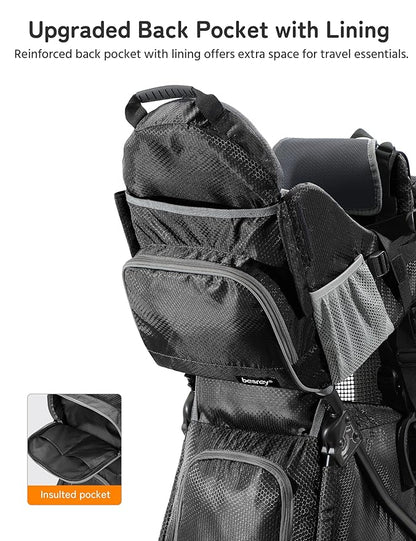 besrey Baby Backpack Carrier, Toddler Hiking Backpack - Image 5