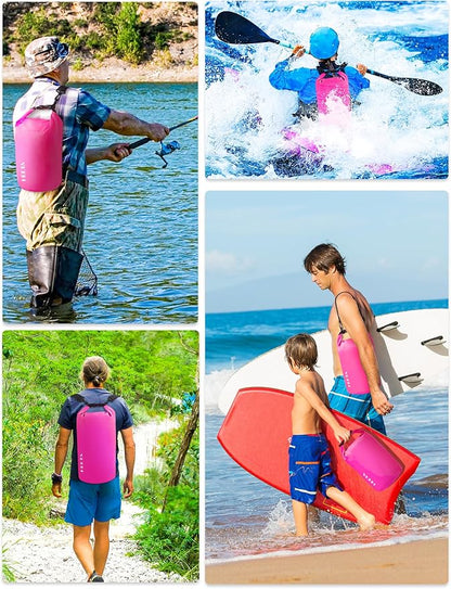 HEETA Waterproof Dry Bag for Women Men, 5L/10L/20L/30L/40L Roll Top Lightweight - Image 5