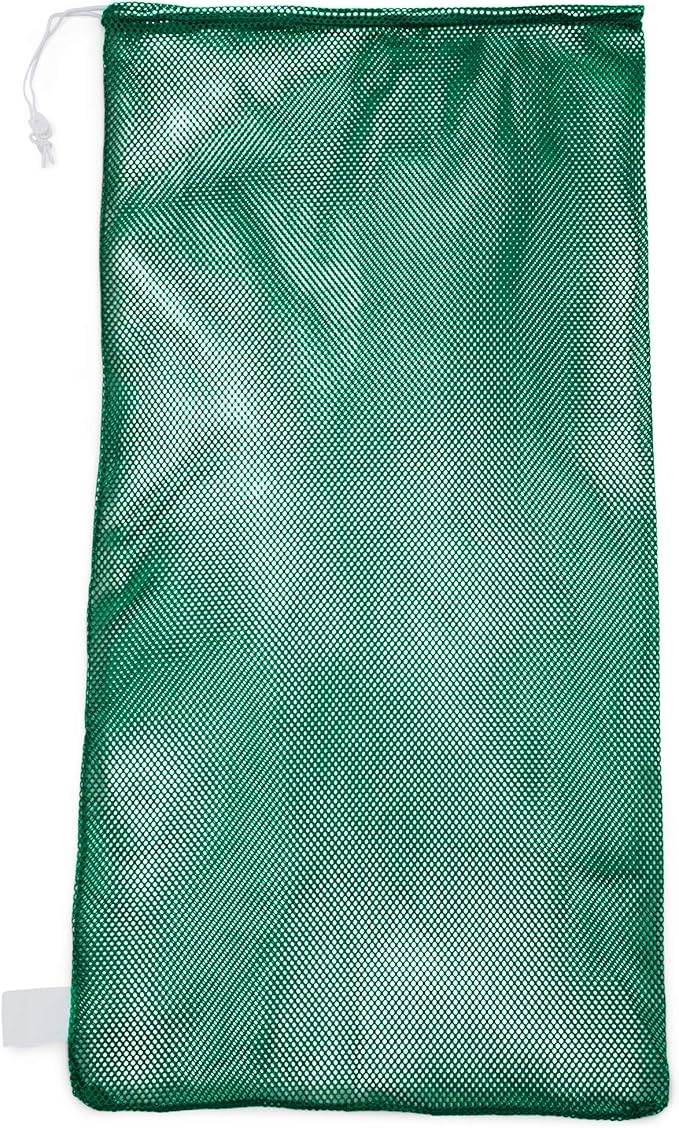 Champion Sports Mesh Equipment Bag – Heavy-Duty Nylon Drawstring Bag by ChampionSports