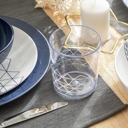 bzyoo BPA-Free Designed Dishwasher Safe 14 oz Plastic Tumbler Set which is - Image 3