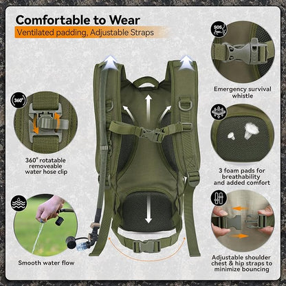 MARCHWAY Tactical Molle Hydration Pack - Image 4