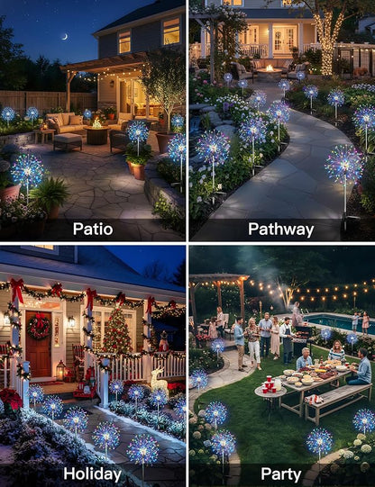suddus Solar Garden Lights Outdoor Waterproof Decorative, Solar Fairy Lights - Image 4