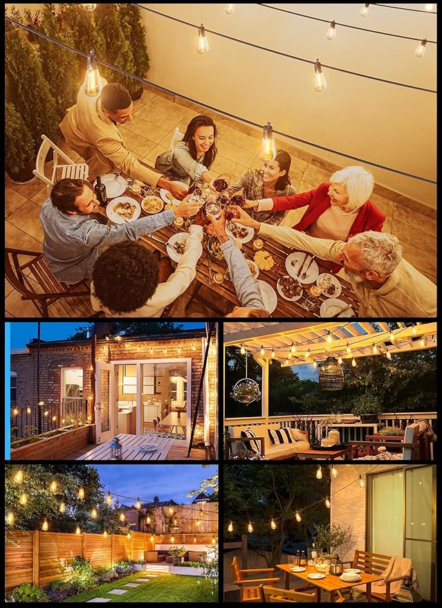 Brightown 75FT Solar String Lights Outdoor Waterproof - Image 7