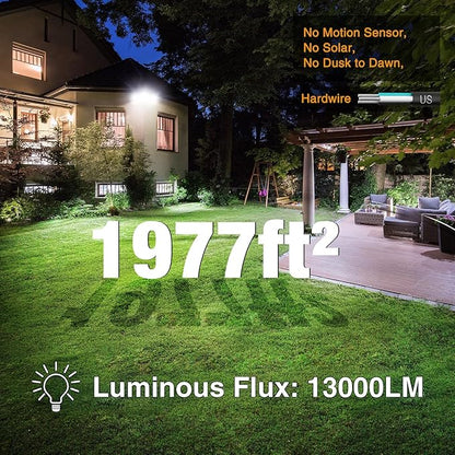 Onforu 130W Flood Lights Outdoor, 13000LM Brightness LED Light Outside - Image 3