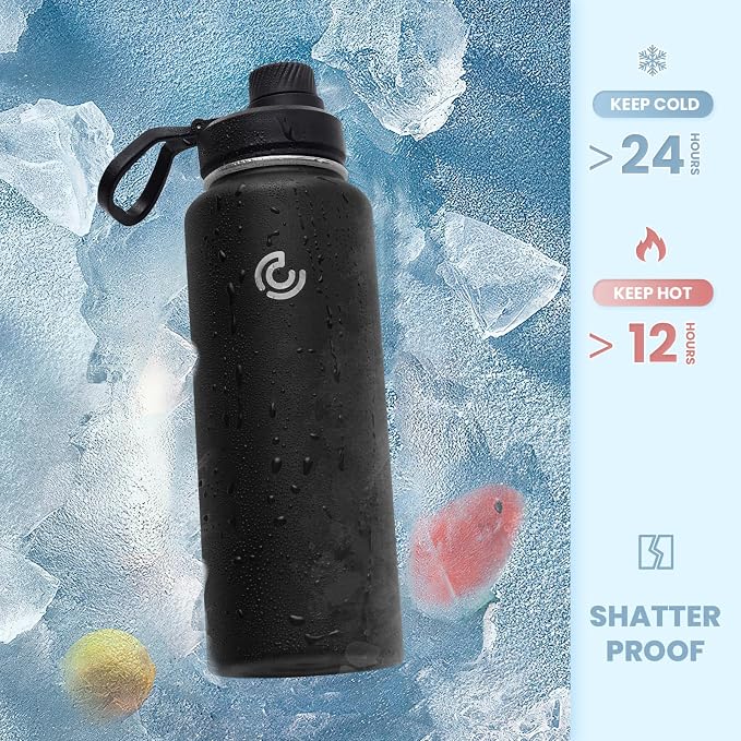Sports Water Bottle 32oz, Insulated Water Bottle - Image 4