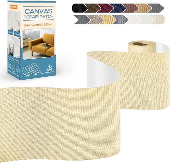 KING MOUNTAIN Canvas Repair Tape, Outdoor Gear Patch, 4×63 Inches, Waterproof by ForABetterHomeLife