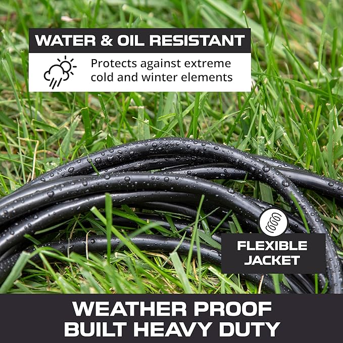 Iron Forge Cable 2 Pack 12 Gauge Outdoor Extension Cord 50 Ft, SJTOW 12/3 Heavy - Image 6