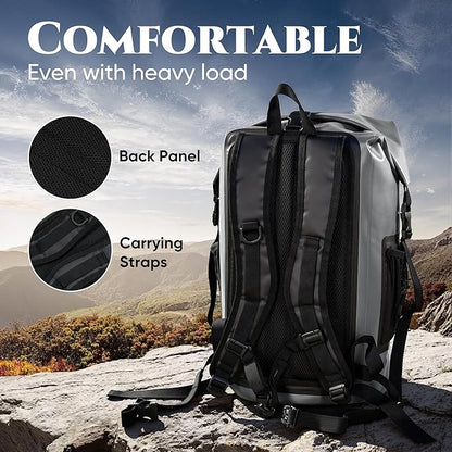 Waterproof Dry Bag with Waterproof Phone Case and small waterproof Bag Grey - Image 3