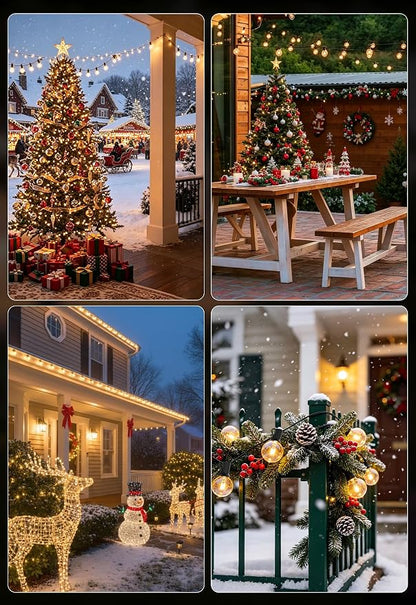 DAMAING Outdoor String Lights 400FT Patio Lights - Image 5