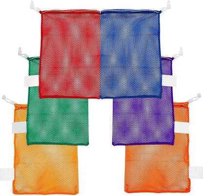 Champion Sports Mesh Equipment Bag – Heavy-Duty Nylon Drawstring Bag by ChampionSports