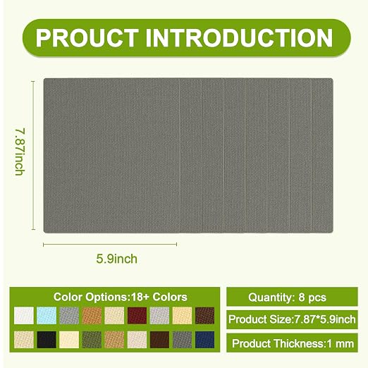 Besezx Canvas Repair Patch, Outdoor Gear Patch, 7.87x5.9 Inches 8PCS, - Image 2