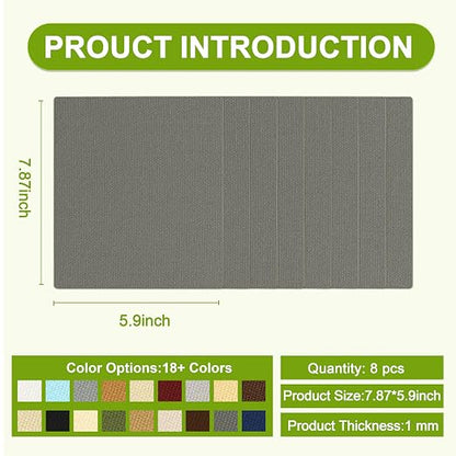 Besezx Canvas Repair Patch, Outdoor Gear Patch, 7.87x5.9 Inches 8PCS, - Image 2