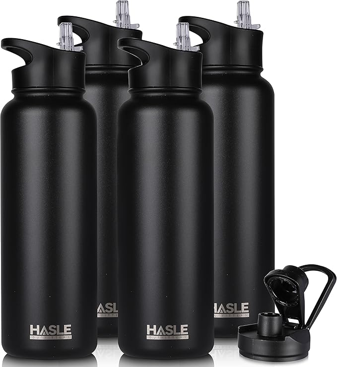 HASLE OUTFITTERS 40oz Stainless Steel Water Bottle, Vacuum Insulated Double by HASLEOUTFITTERS