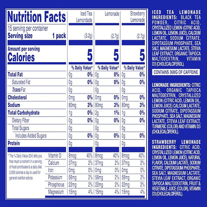 GoHydrate Low Sodium Electrolytes Powder Packets Sugar Free - Image 7