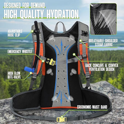 N NEVO RHINO Hydration Backpack, 18L Multipurpose Hiking Backpack - Image 4