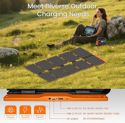 FlexSolar 100W Portable Solar Panels Chargers - Image 7