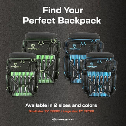Evolution Fishing Drift Series Tackle Backpack, Outdoor Rucksack w/ 6 Fishing - Image 6