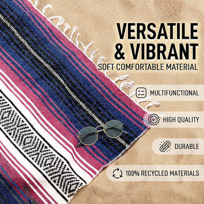 Hydration Nation Authentic Extra Large Mexican Blanket - Image 2
