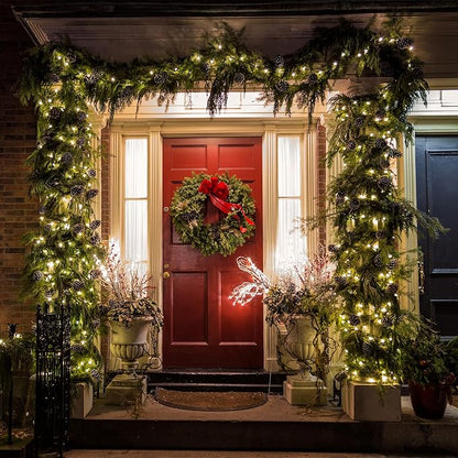 ASENEK Extra Long Christmas Decorative Outdoor String Light 197 Feet 600LED 8 - Image 4