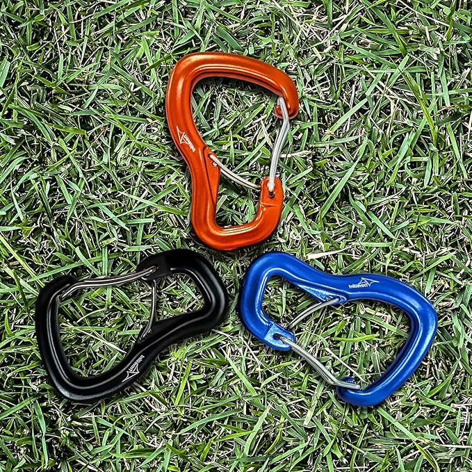 Heavy Duty Carabiner Clip Hook 8KN, - Image 2