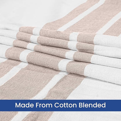 Linteum Textile Cotton Blended Hospital Patient Bath Blanket, Bed Bath Sheet - Image 2