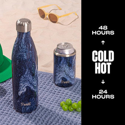 S'well Stainless Steel Water Bottle, Azurite Marble, Triple Layered Vacuum - Image 3