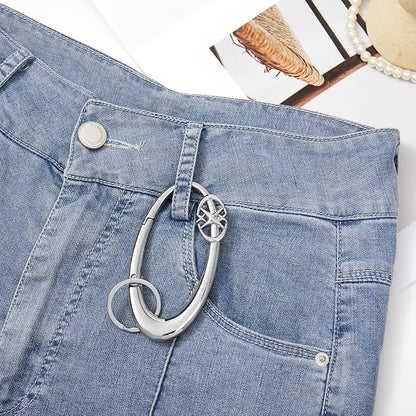 Y2K Cute Star Carabiner Keychain Cool Belt Loop Clip Starlight Heavy Duty - Image 5