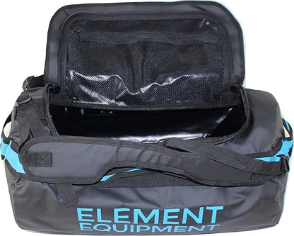 Element Equipment Trailhead Duffel Bag Shoulder Straps Waterproof Black/Blue - Image 3