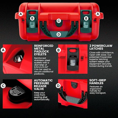 NANUK 915 Waterproof First Aid Box Empty – Durable, Medical First Aid Organizer - Image 4