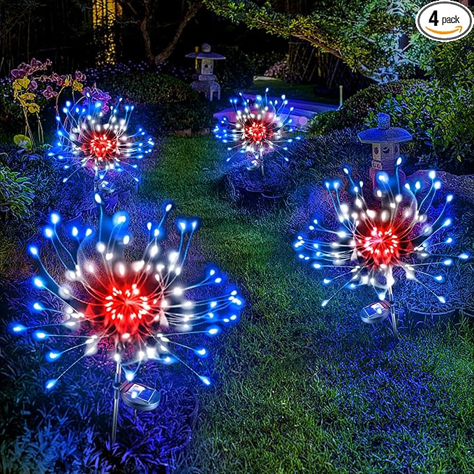 Anordsem Solar Garden Lights Outdoor: Bendable Copper Wire by Anordsem