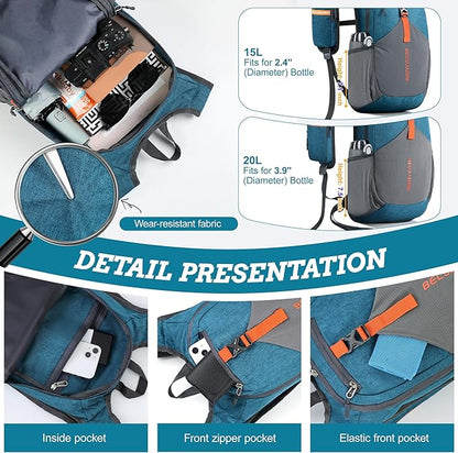 BECOJADDE 15L Small Hiking Backpack - Image 3