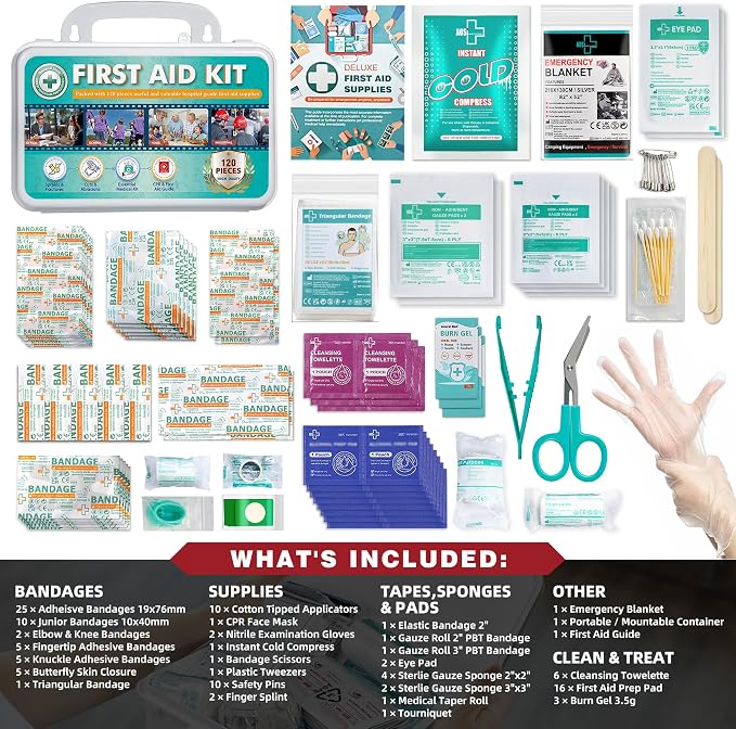 General Medi 120 Pieces Hardcase First Aid Kit - Image 2