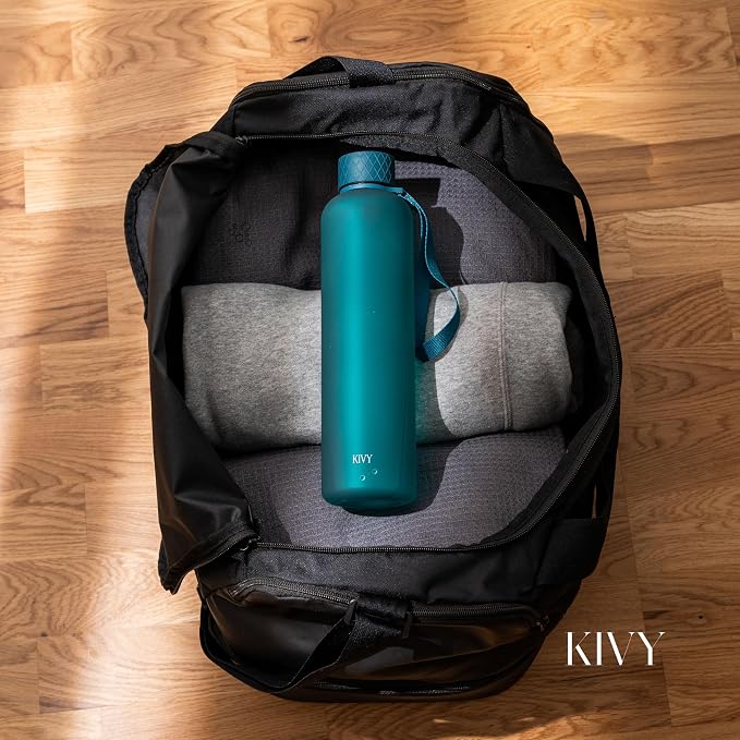 KIVY Slim Water Bottle 32oz Fits Backpack & Cupholder - Image 2