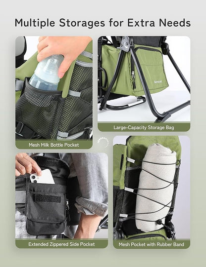 besrey Baby Backpack Carrier, Toddler Hiking Backpack - Image 4
