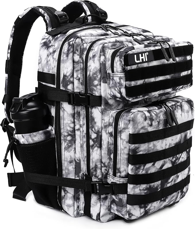 LHI Military Tactical Backpack for Men Molle Daypack 45L Army 3 Days Assault by LHI
