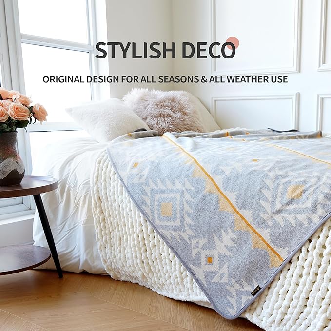 ACUSHLA Merino Wool Blend Blanket - Image 2