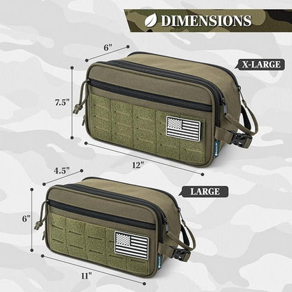 PAVILIA Extra Large Tactical Toiletry Bag - Image 6