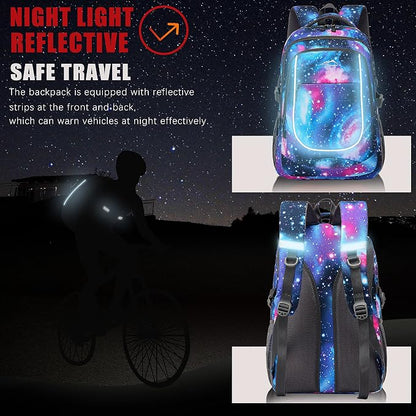 ProEtrade Galaxy Backpack Bookbag - Image 4