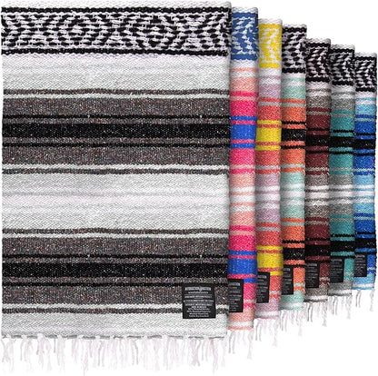Hydration Nation Authentic Extra Large Mexican Blanket by ZulayKitchen
