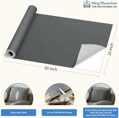 KING MOUNTAIN Canvas Repair Patch 16×60 Inch Self-Adhesive Waterproof Fabric - Image 4