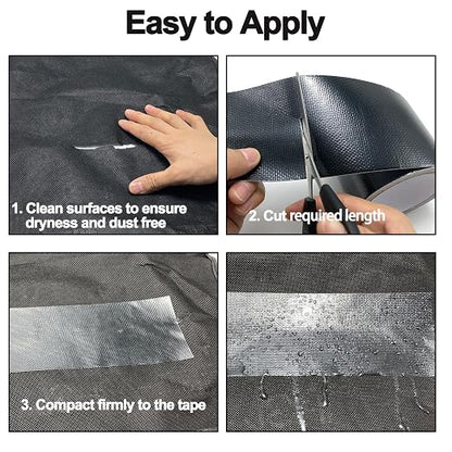 Awning Waterproof Repair Tape, 4IN x 20FT Heavy Duty Outdoor Canvas Tarp Repair - Image 7