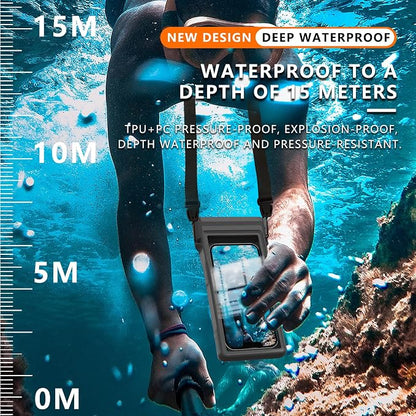 GOLDJU Waterproof Phone Case, Underwater Diving Phone Case - Image 3
