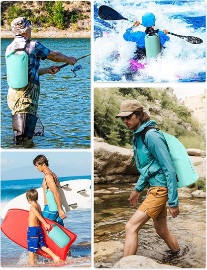 HEETA Waterproof Dry Bag for Women Men, 5L/10L/20L/30L/40L Roll Top Lightweight - Image 5
