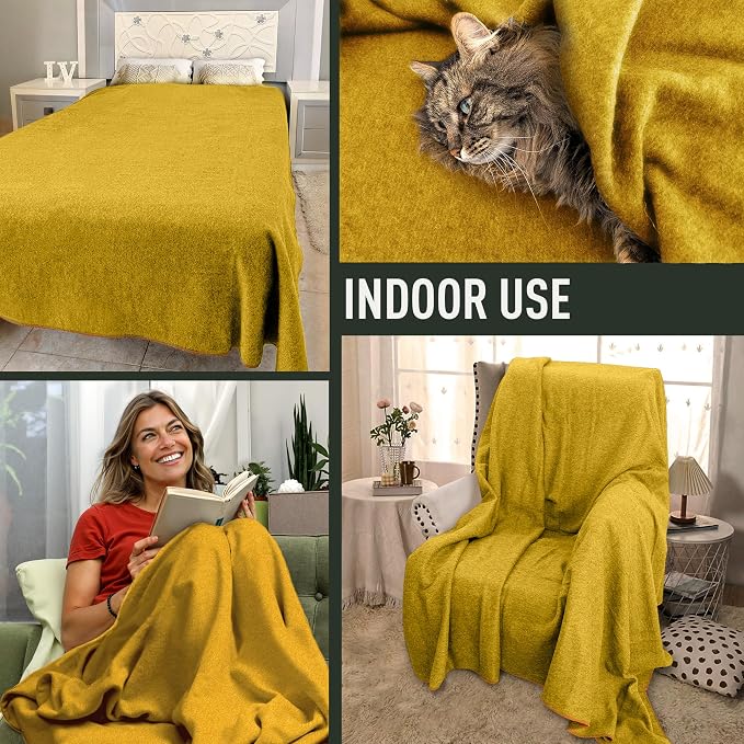 Large Military Wool Blanket - Image 3
