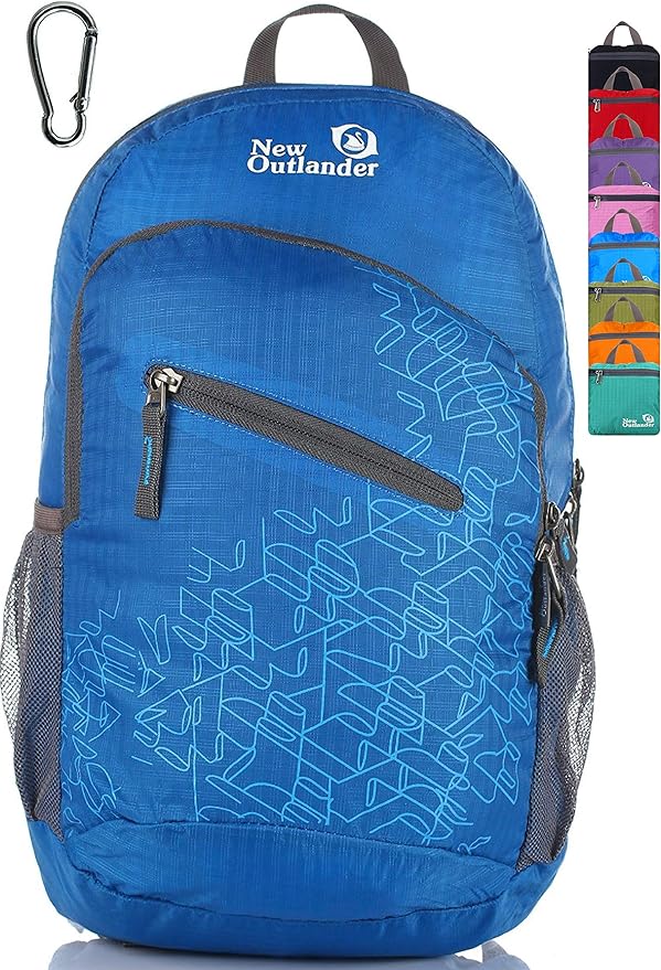 Outlander Packable Handy Lightweight Travel Hiking Backpack Daypack-Dark Blue by Outlander