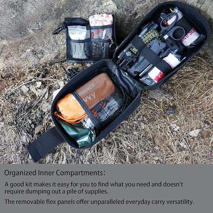 First Aid Kit, Survival Gear Outdoor Tactical Gear Set First Aid Kits Military - Image 3