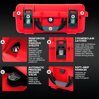 NANUK 920 Waterproof First Aid Box Empty – Durable, Medical First Aid Organizer - Image 4